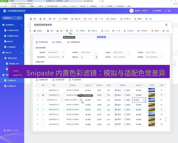 截图软件 二、Snipaste 内置色彩滤镜：模拟与适配色觉差异