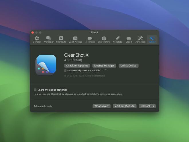 CleanShot X功能集合