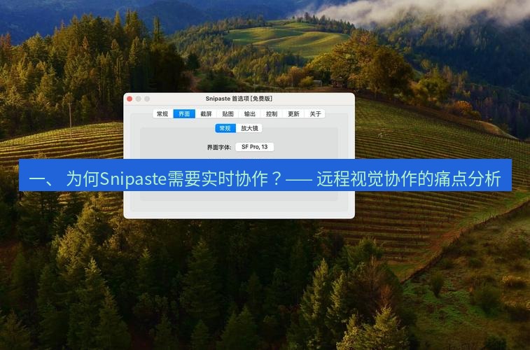 snipaste 一、 为何Snipaste需要实时协作？—— 远程视觉协作的痛点分析