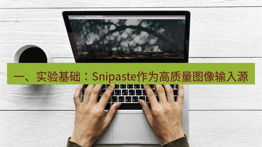 snipaste 一、实验基础：Snipaste作为高质量图像输入源