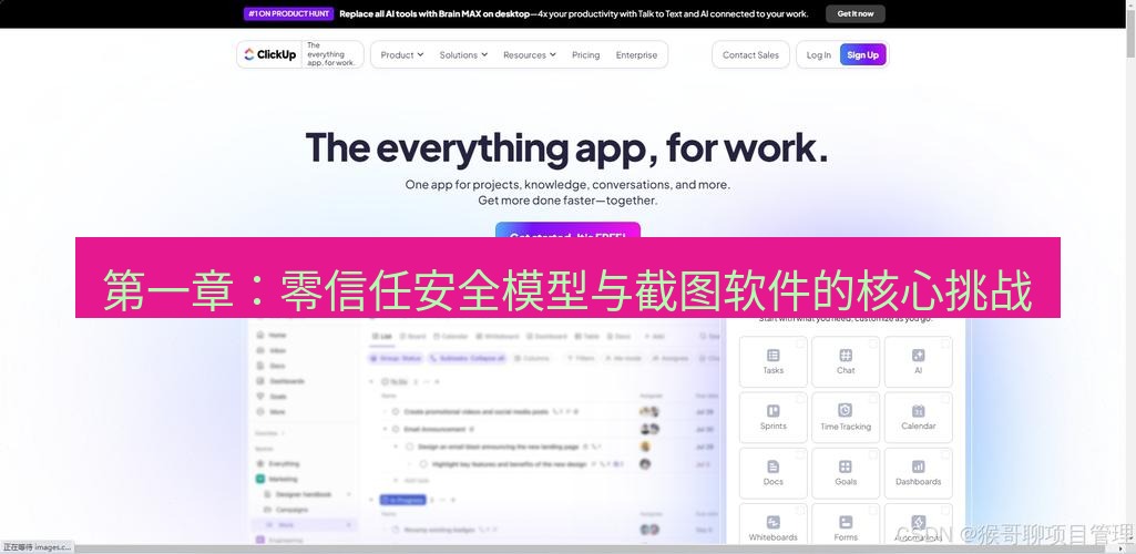 截图软件 第一章：零信任安全模型与截图软件的核心挑战