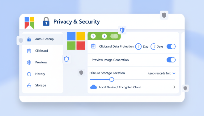 隐私设置配置界面与安全机制