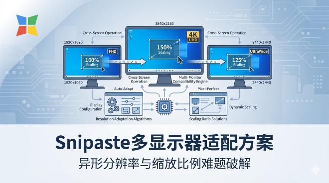 Snipaste多显示器适配