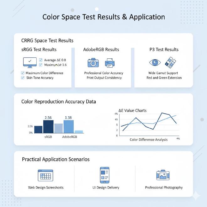色彩空间测试结果与应用
